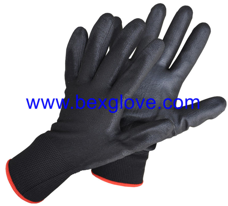 Black PU Glove