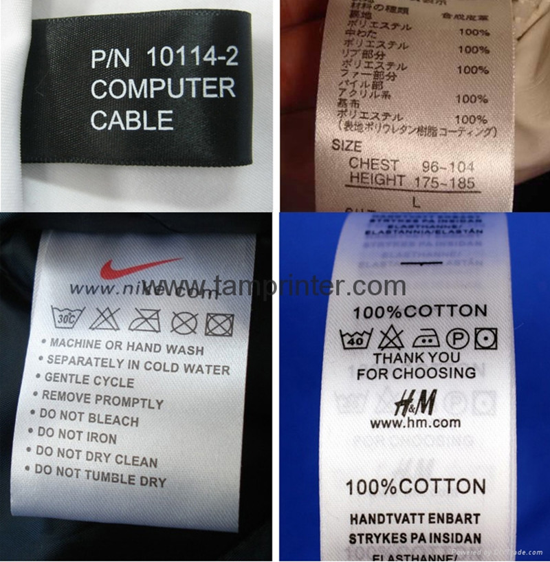 Tam-Zm Clothing Tag Woven Labels Roll to Roll Screen Printing Machine