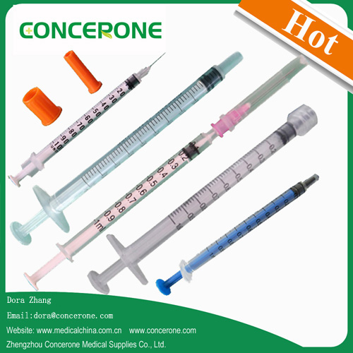 1ml Luer Lock Medical Syringe with 3 Part