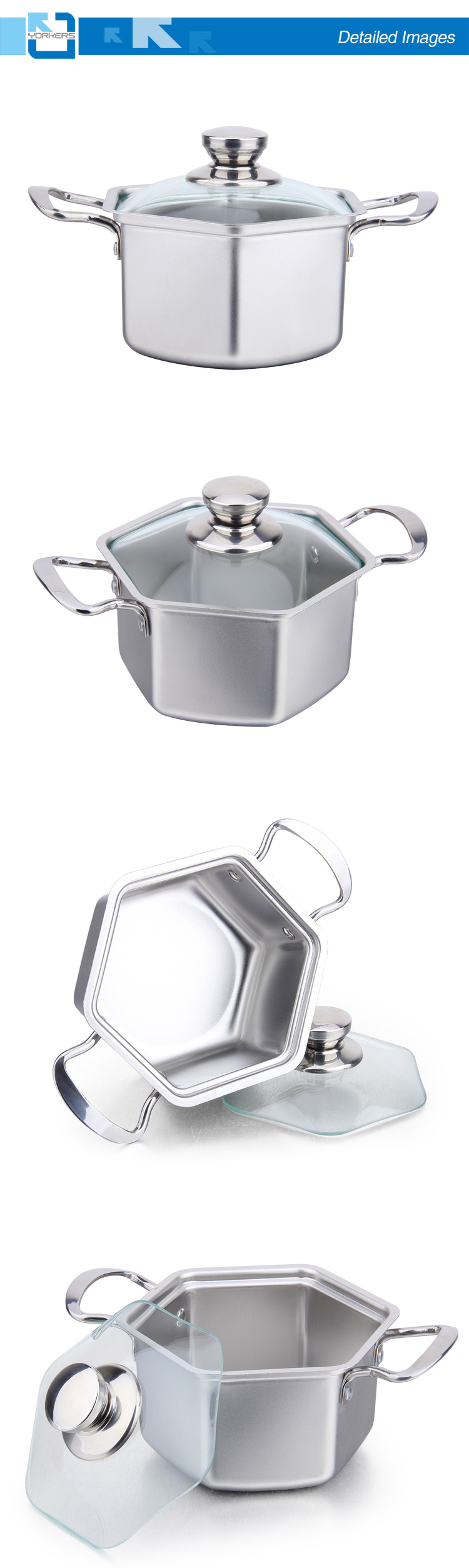 High Quality 304 Stainless Steel Cooking Pot Soup Pot