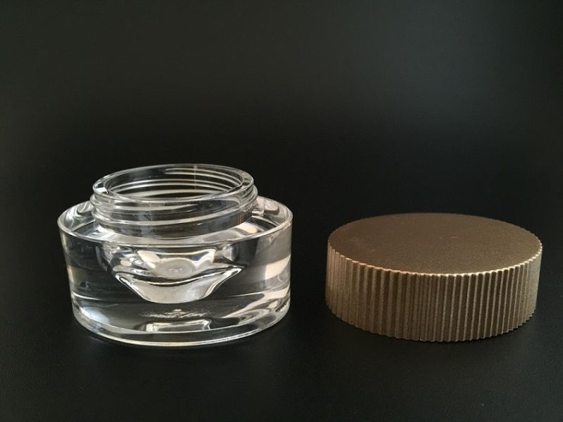 Acrylic Oval Cream Jars for Cosmetic Packaging