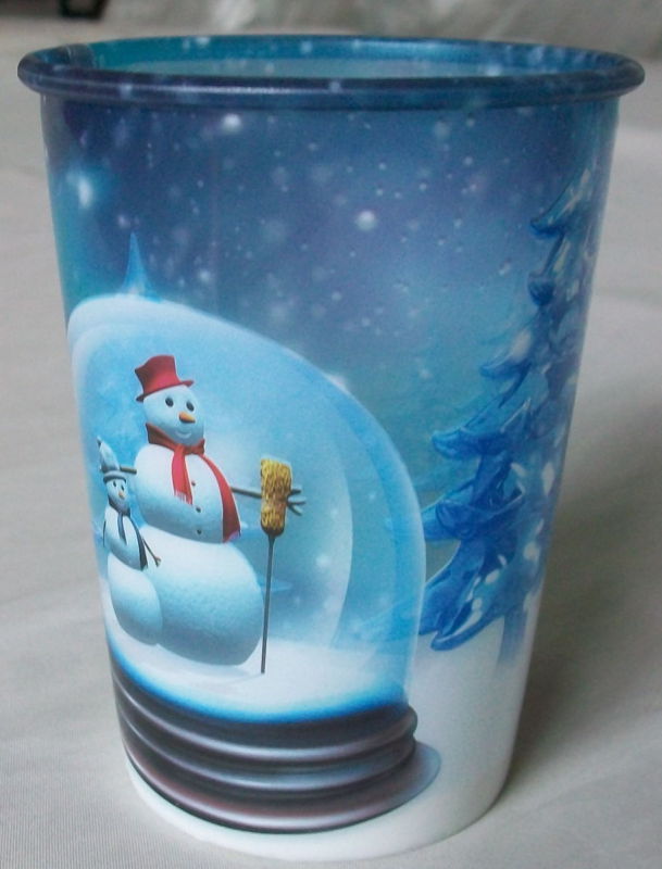 Customized Logo Pinted on Disposable of Plastic Cup