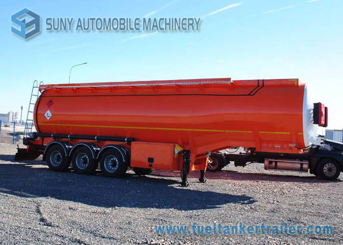 44000 L Oil Tank Truck Trailer 3 Axle Adr Tank Semi Trailer