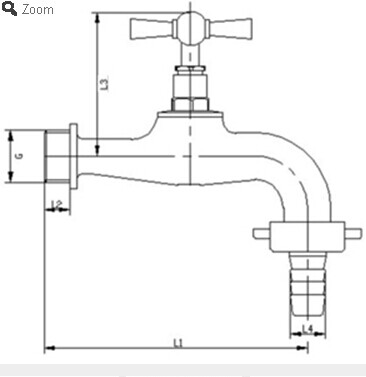 CE Certified Brass Tap (AV20021)