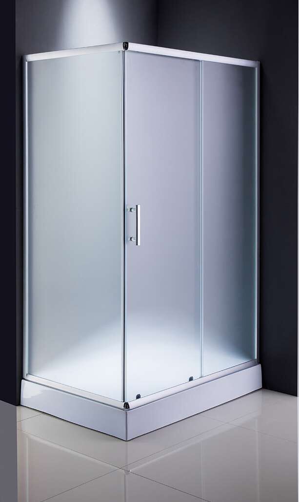 Mat Glass Rectangle Tray Shower Enclosure (ADL-8001)