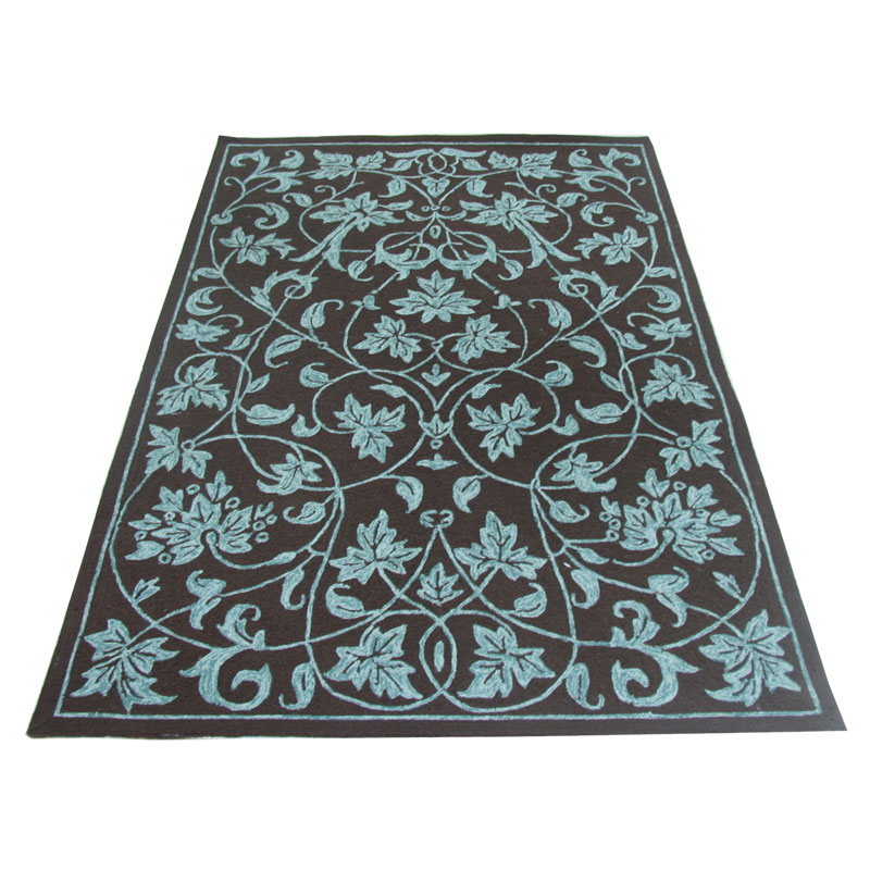 Hand Hooked Polyester Indoor & Outdoor Rug