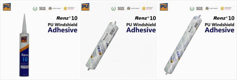 Primerless PU Sealant for Auto Glass Renz 10 Adhesive for Windshield and Side Glass