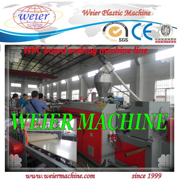 WPC Building Templates Boards Extrusion Line