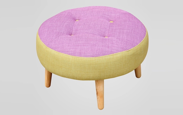 Fabric Wooden Stools with High Quality