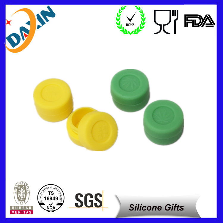 High Quality Customized Diameter 28mm 4ml Small Silicone Jars