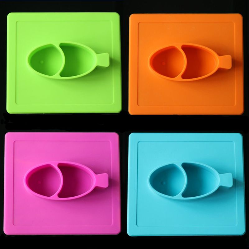 LFGB FDA Food Standard Silicone Baby Fruit Plate