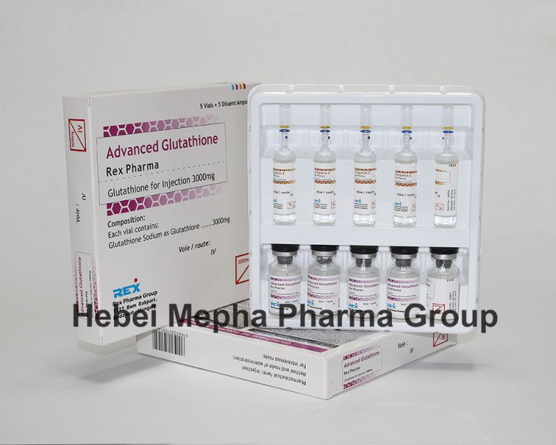 Rex Glutathione Made in Hungary New Update Glutathione Injection and 1g/10ml Vc