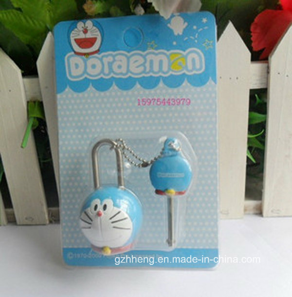 Custom small plastic printed box for keychain (PET box)