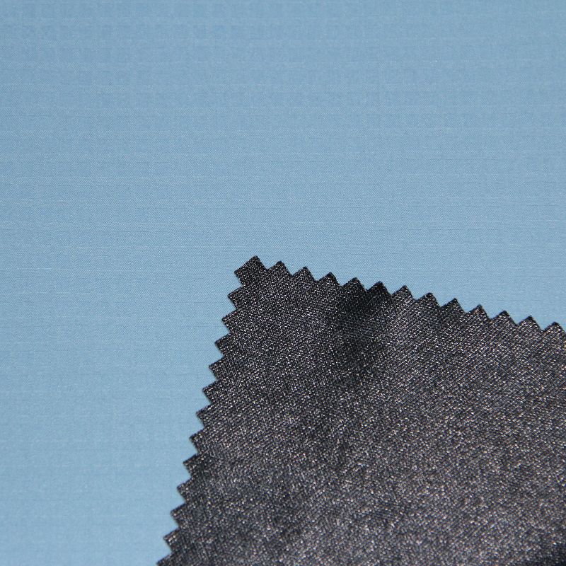 Polyester Jacquard Fabric Compound with Knitting Fabric for Fashion Windcoat