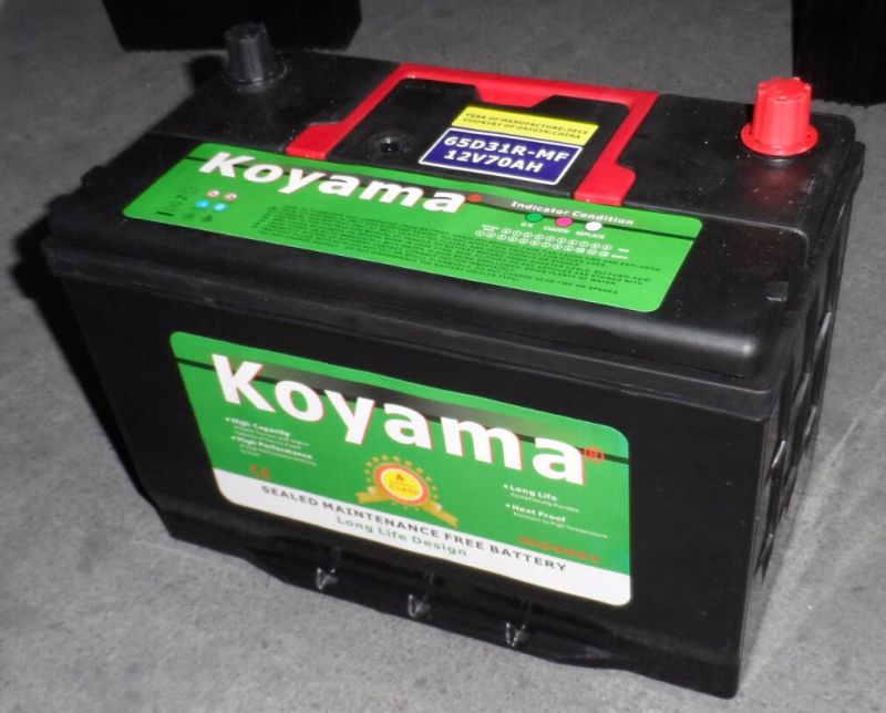 12V 70ah Dry Cell Car Battery N70