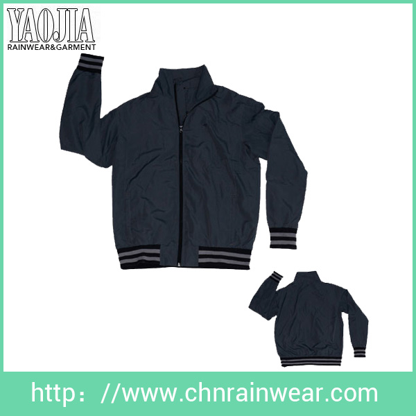 Promotional Men's Nylon Waterproof Jacket / Breathable Sports Jacket