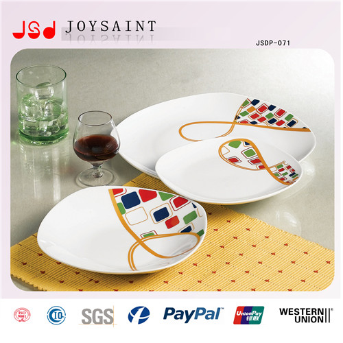 Promotional Flower Porcelain Dinner Set