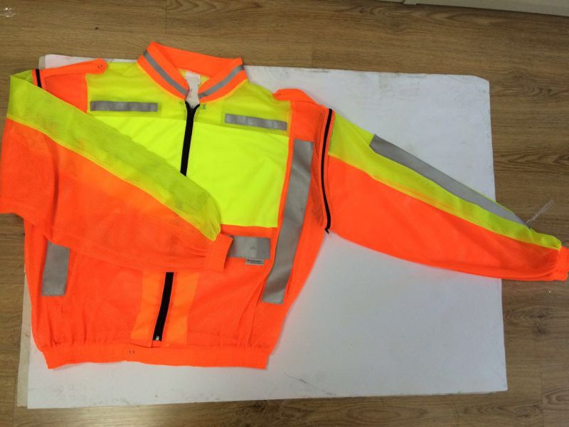 High Visibility Safety Reflective Wear with Long Sleeve (DFJ040)