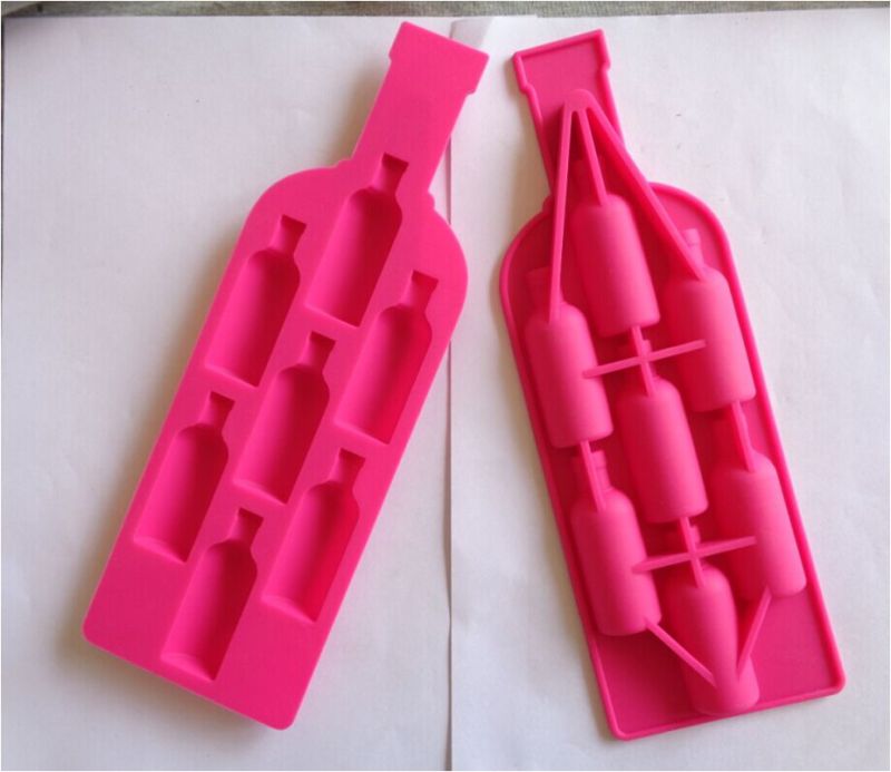 Promotinal Bottle Shape Silicone Ice Mold Ice Maker Si14