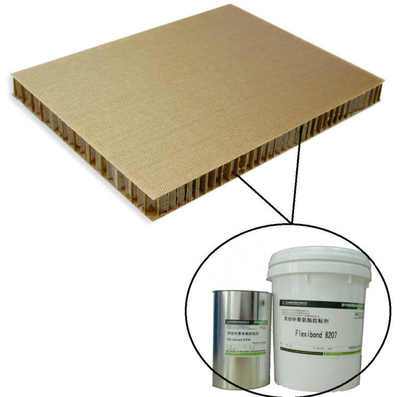 Two Component PU Adhesive Sandwich Panels Laminating and Multi-Purpose Bonding (Flexibond 8207)