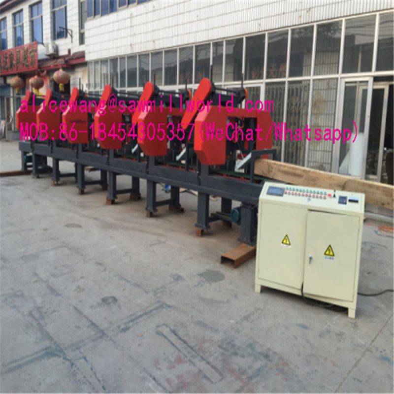 Multiple Heads Band Saw Wood Cutting Bandsaw Horizontal Band Sawmill