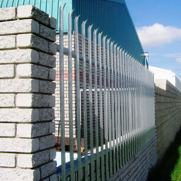 Galvanized Powder Coated Metal Fence Garden Palisade (Anjia-098)