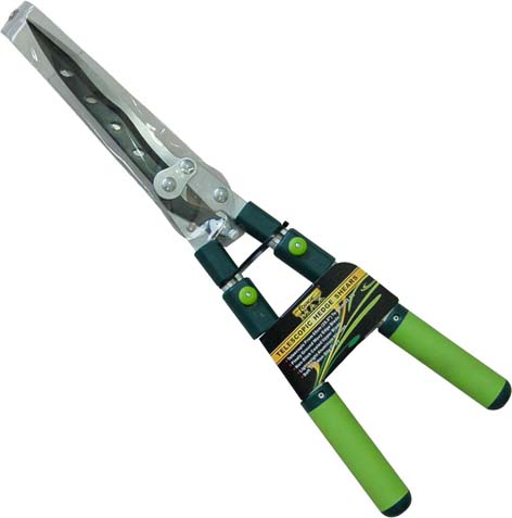 Garden Trimmer Garden Scissors Telescopic Hedge Shears with Wavy Blade