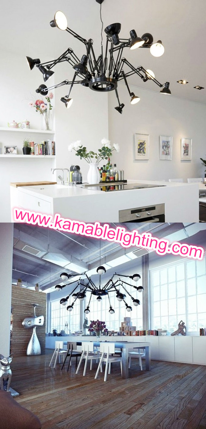 Modern High Quality Carbon Steel Hanging Pendant Lights (775S-16)