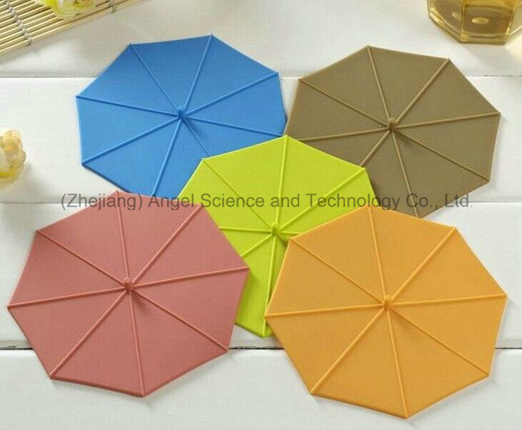 Popular Umbrella Silicone Tea Cup Lid Silicone Cup Cover SL10