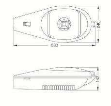 (50W/40W/35W/25W) LED Street Light (5324LD)