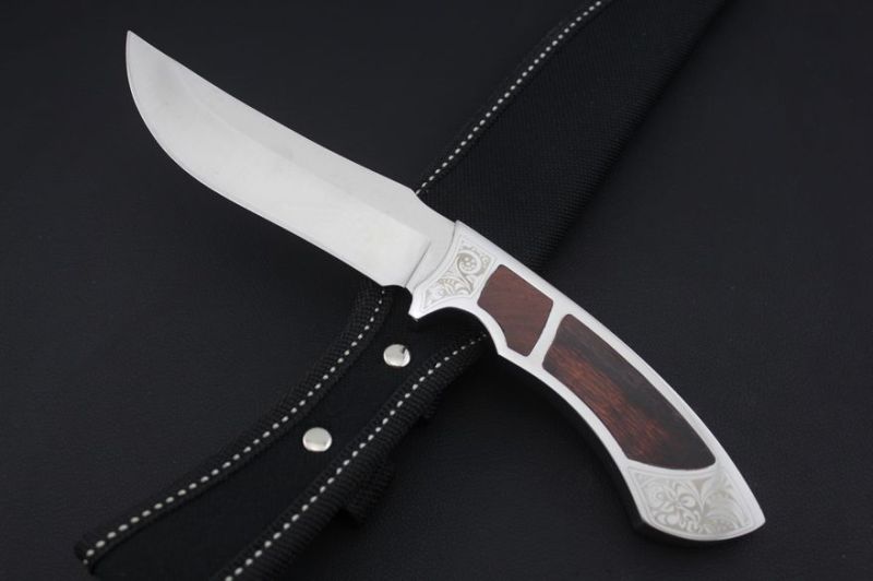 Wood Handle Fixed Knife (SE-0419)