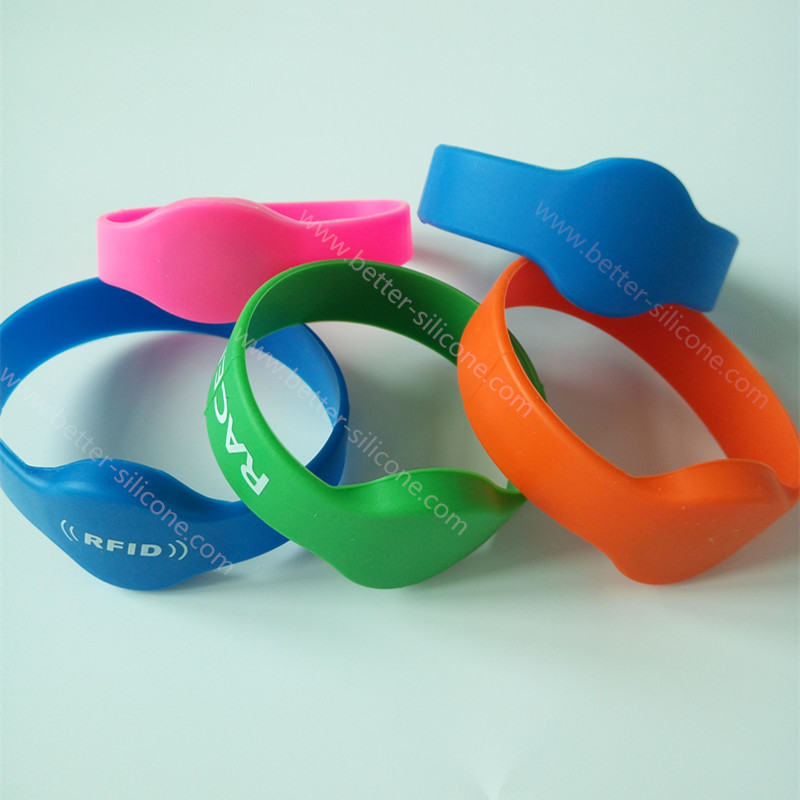 MIFARE RFID Silicone Wristband for Pool & Waterparks