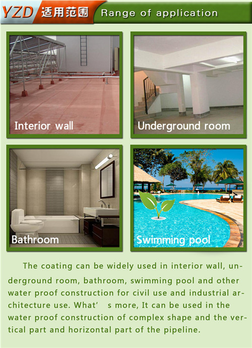 Applicable to Interior Wall Two Component Polyurethane Waterproof Coating