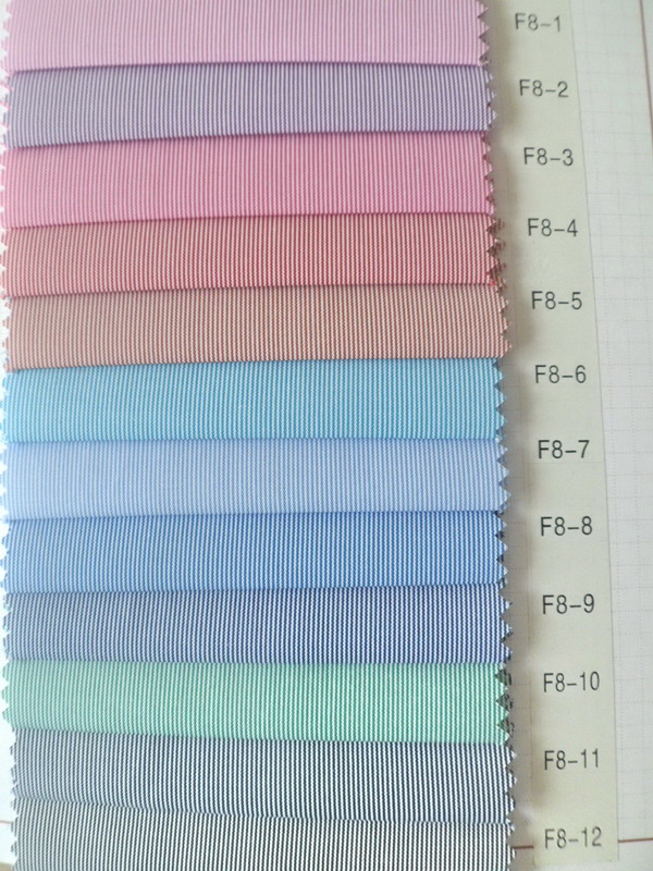 0.5mm Stripes Twill Yarn Dyed Shirt Fabric