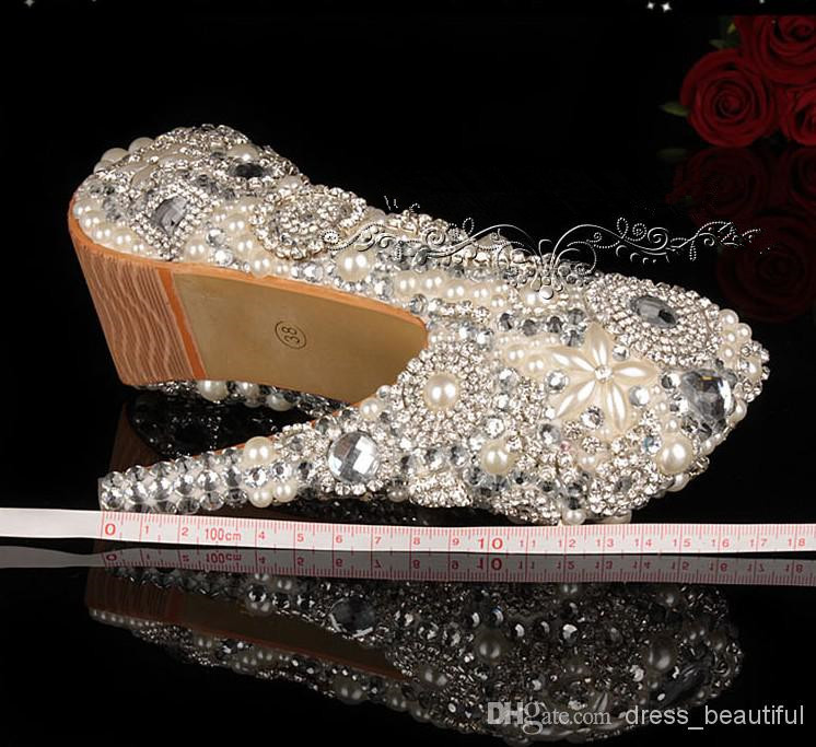 2016 New Design Ladies High Heel Wedding Dress Stiletto (HCY02-1512)