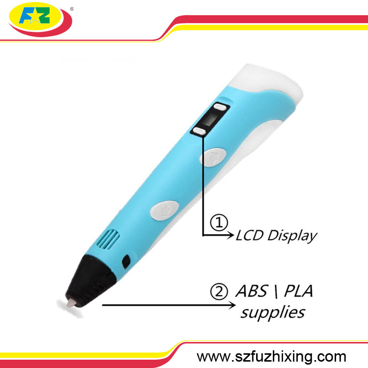 The 2ND Generation 3D Drawing Printing Pen with ABS/PLA Filament Material