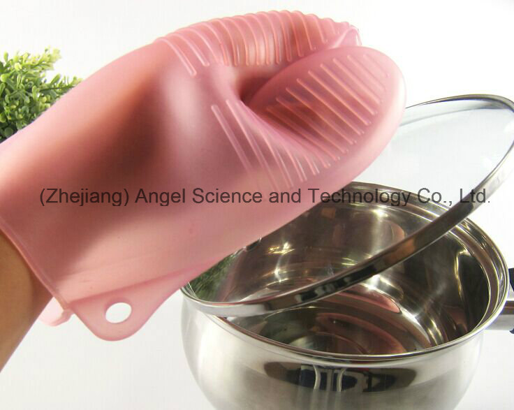 Short Silicone Cooking Baking Glove Rubber Glove Oven Mitten Sg13