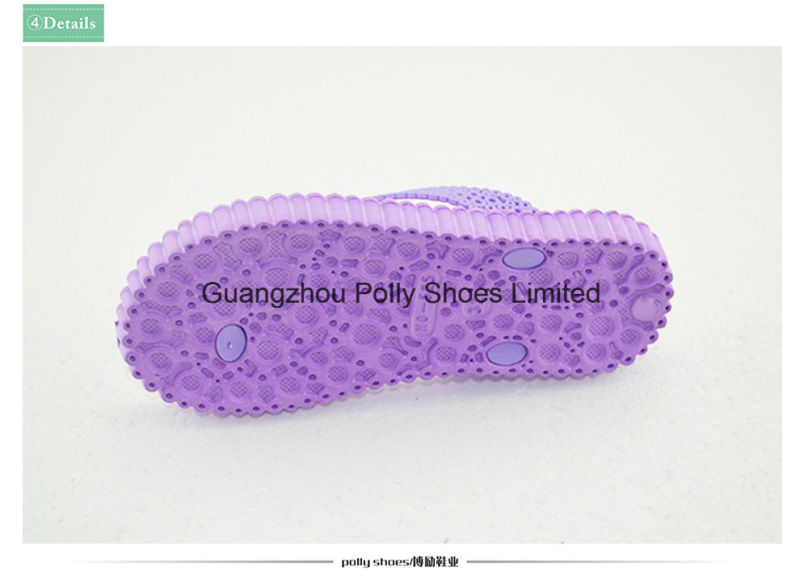 Cute Bow Purple Slipper Elegant Girl Flip Flop