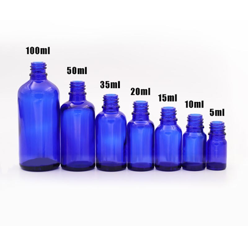 Transpzrent Blue Color 20ml Glass Bottle (NBG03)