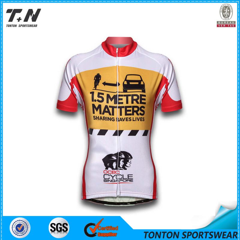 Custom Coolmax Sublimation Cycling Sportswear