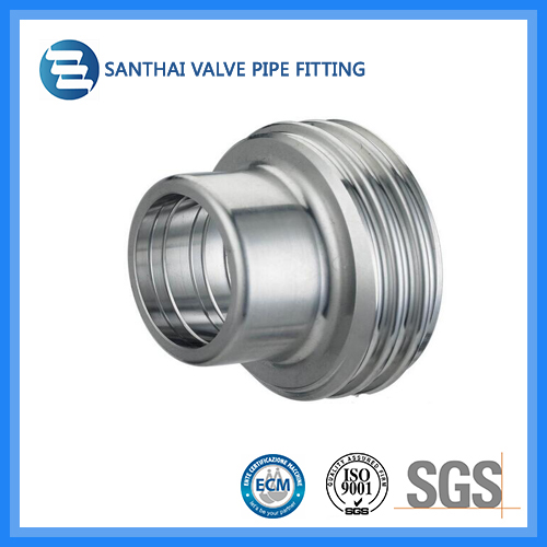 Stainless Steel Pipe Fitting 304-316L Expanded Male Sanitary Ferrule