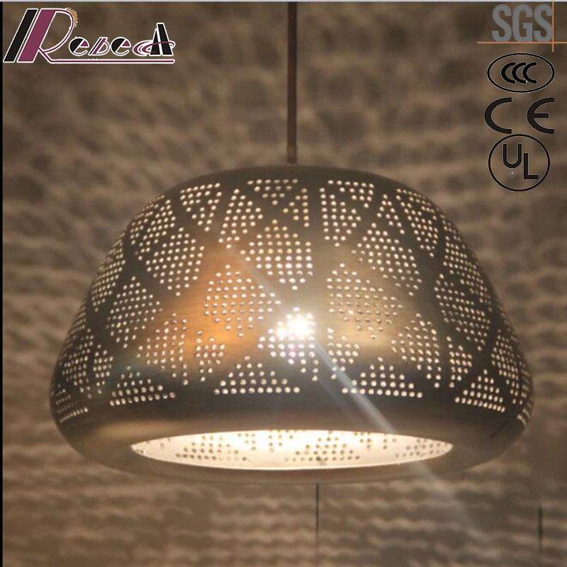 Ancient and Black Round Pendant Light with Dining Room