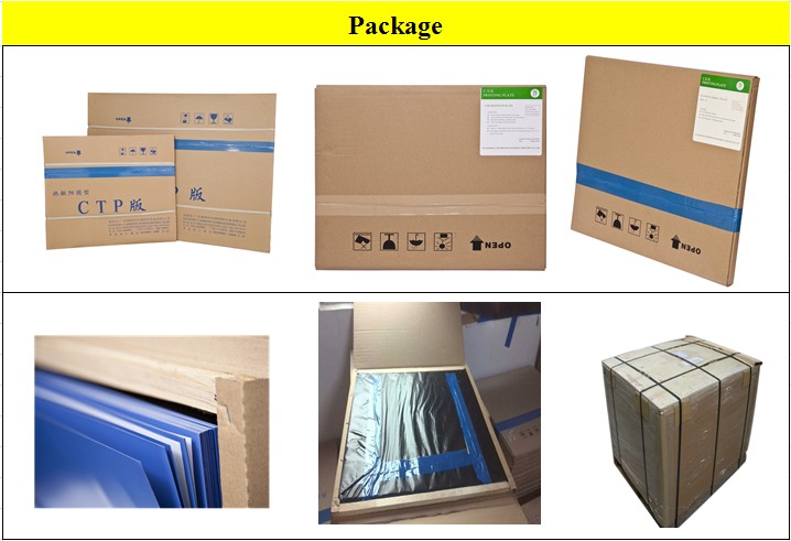 China Factory Made Thermal Kodak System CTP Plates