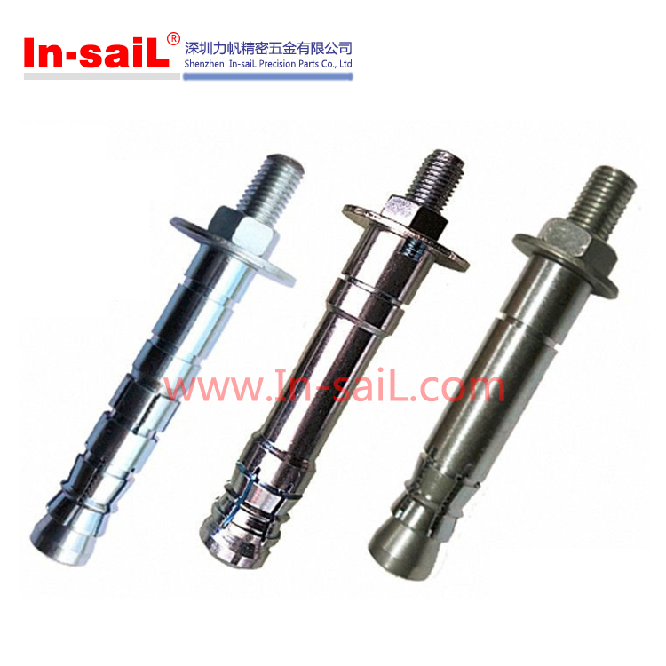 OEM Zinc Plated M6-M24 Concrete Asphalt Wedge Anchor Bolt