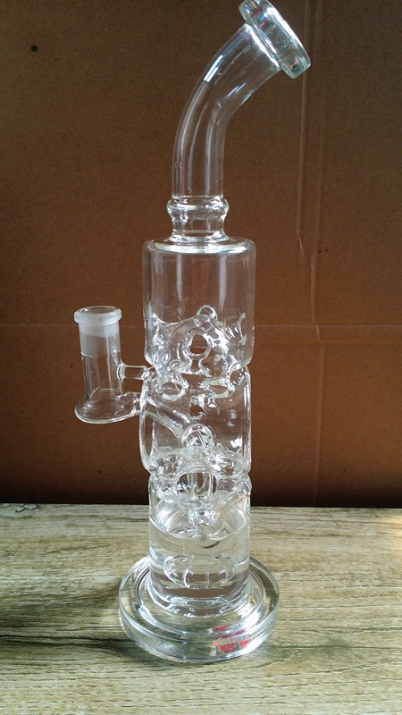 Wholesale New Fab Egg Glass Pipe Water Pipe with 14.5mm Joint and Tyre Perc