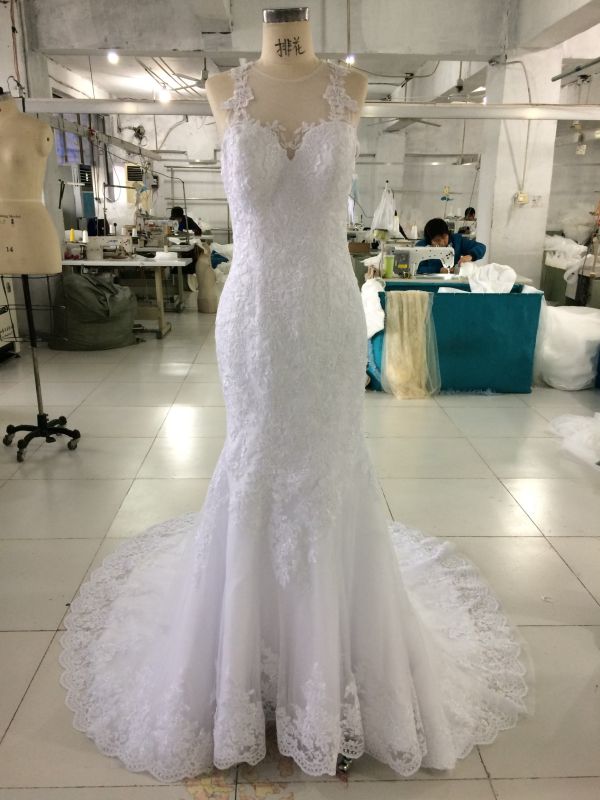 Aoliweiya Luxury Feature 2017 Bridal Gown Wedding Dresses