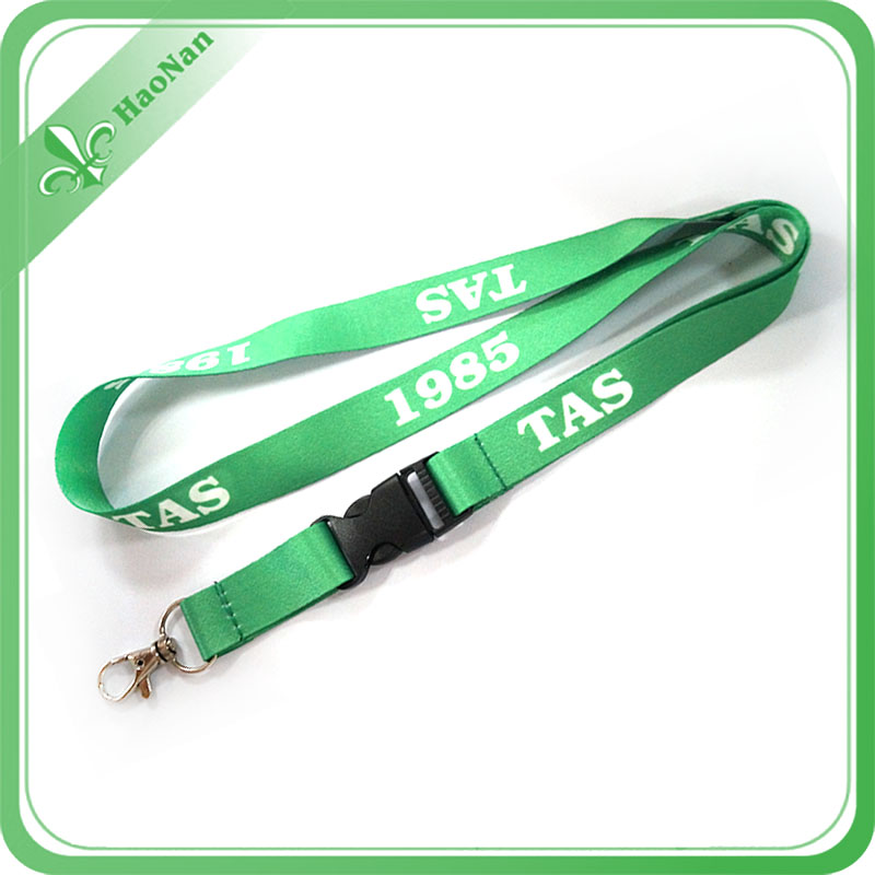 Free Sample Custom Polyester/Nylon Lanyard with Metal Snap Hook