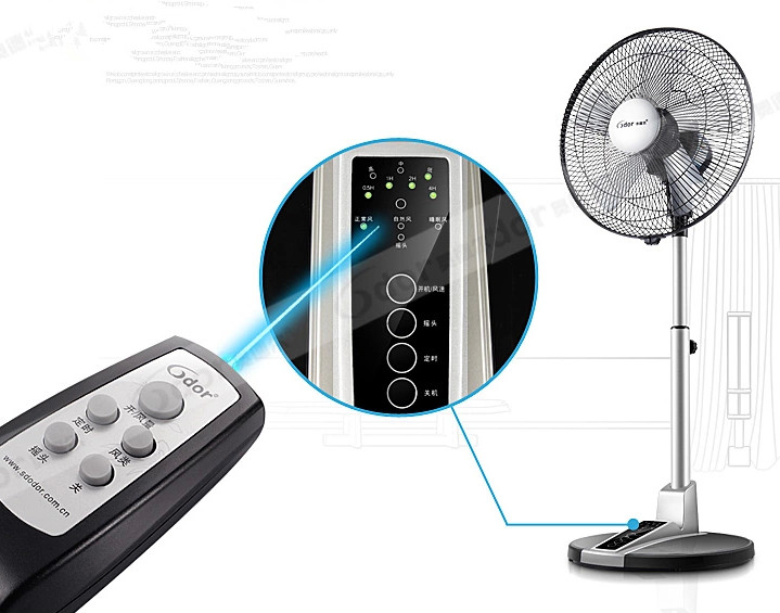 14 Inch Floor Standing Fan with Remote