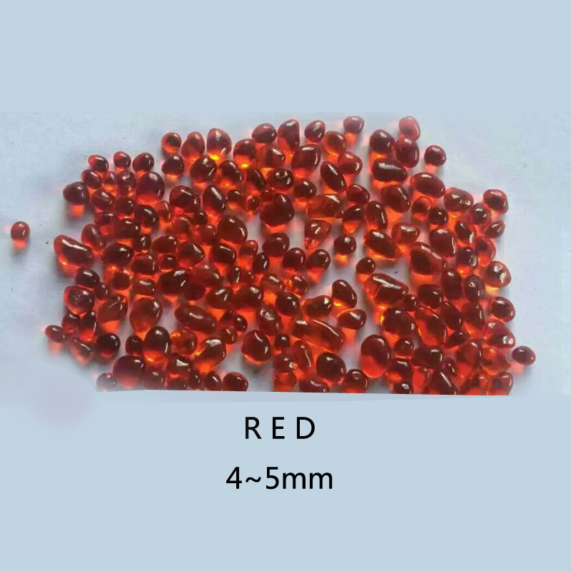 Red Color Glass Beads for Decoration