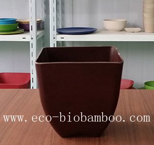 Biodegradable Bamboo Fiber Flower Pot (BC-F5007)